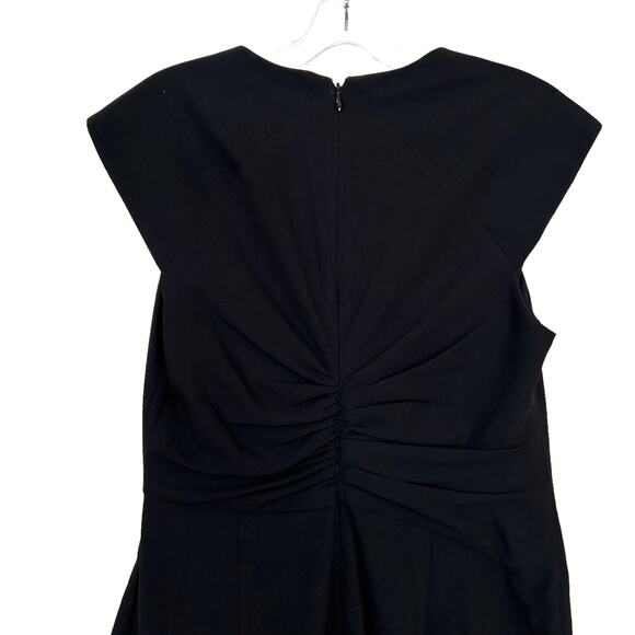 Badgley Mischka Collection Black Sheath Dress Sz 10 - Picture 7 of 9